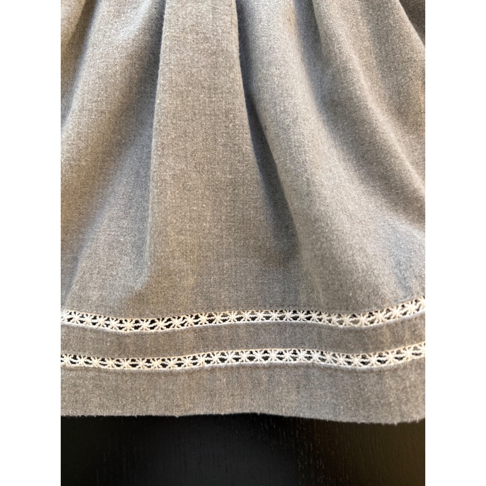 Tahari Bow Dress Toddler Girls 2T Gray Short Sleeve Party Wedding - Picture 7 of 9